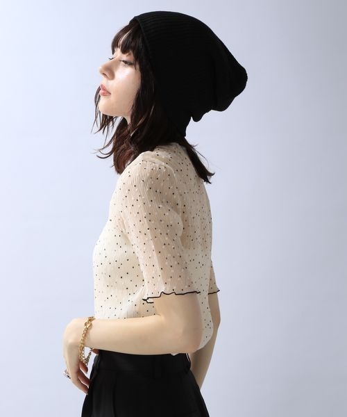 「JEANASIS」 半袖Tシャツ FREE ブラック系その他 レディース_画像6