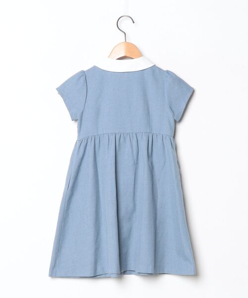 「CHOPIN」 シャツワンピース 120 ブルー レディース_画像2