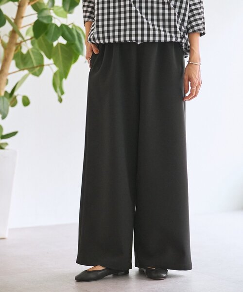 BEARDSLEY（ビアズリー） パンツ ダブルクロスウエストリブパンツ