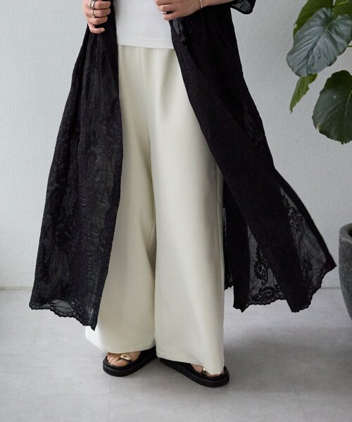 BEARDSLEY（ビアズリー） ワイドパンツ パンツ ダブルクロスウエスト