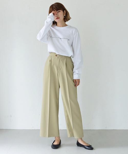 「HER CLOSET」 長袖カットソー M ブラック レディース_画像5