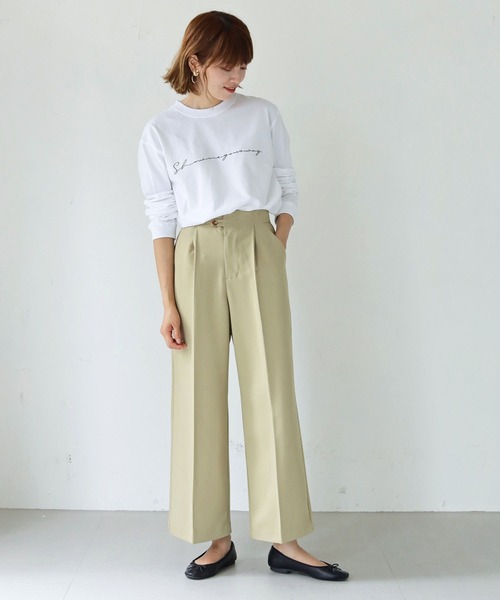 「HER CLOSET」 長袖カットソー M ブラック レディース_画像6