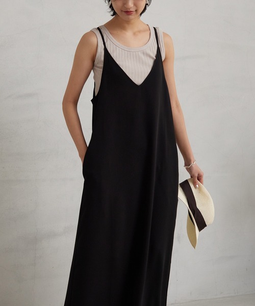 「for/c」 キャミソールワンピース M ベージュ レディース_画像8