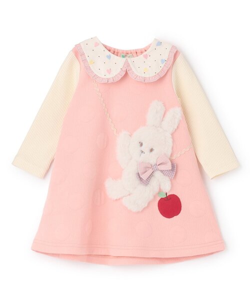 babycheer（ベイビーチアー） ワンピース うさぎポシェットワンピース