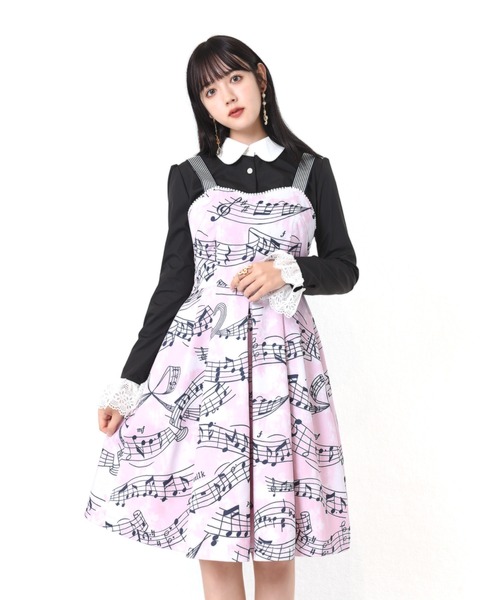 「MILK」 キャミソールワンピース ONE SIZE ブラック レディース_画像2