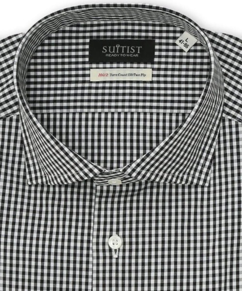 「TAKA-Q」 長袖シャツ - ブラック メンズ_画像8