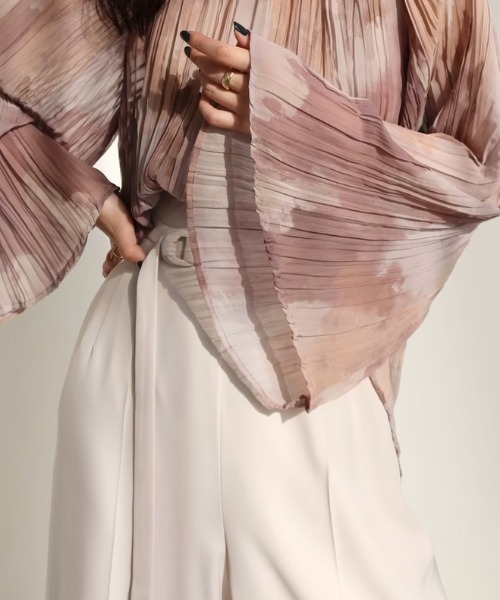 「anuans」 パンツ SMALL ネイビー レディース_画像4