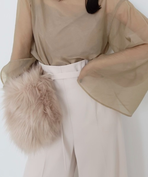 「anuans」 パンツ SMALL ネイビー レディース_画像7