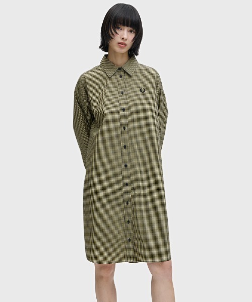 FRED PERRY（フレッドペリー） ワンピース Chequerboard Shirt Dress