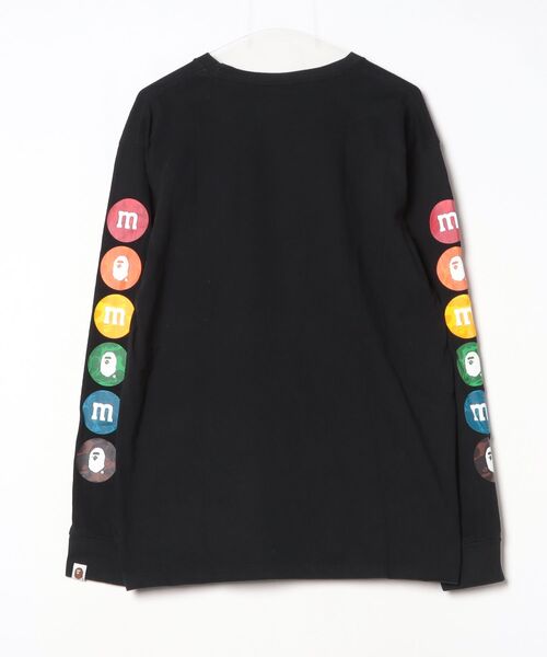 A BATHING APE（アベイシングエイプ） 長袖Tシャツ「m＆m'sコラボ」 X