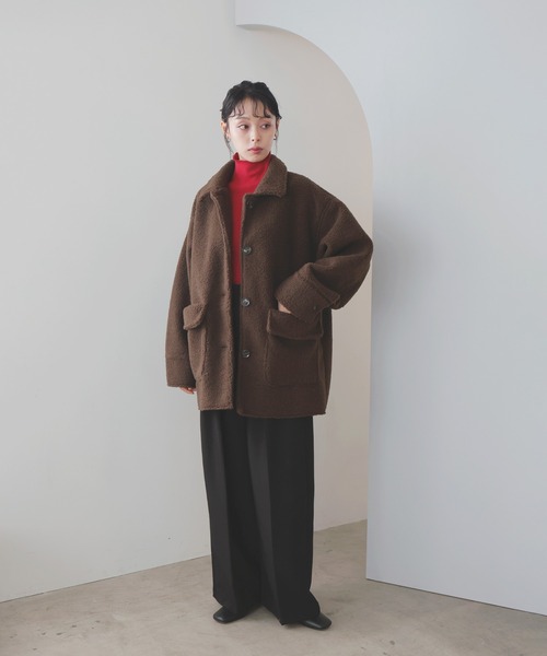 「LIAN」 コート FREE アイボリー レディース_画像3