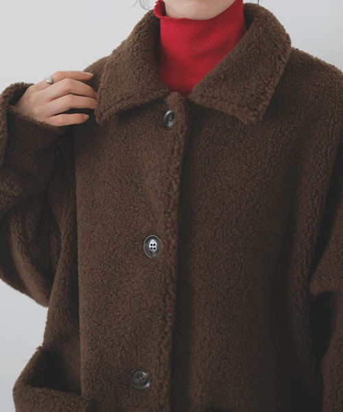 「LIAN」 コート FREE アイボリー レディース_画像5