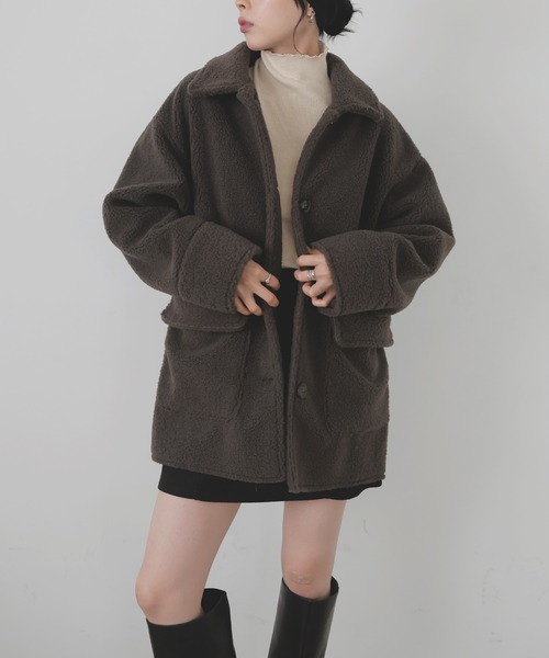 「LIAN」 コート FREE アイボリー レディース_画像8