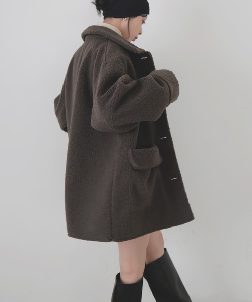 「LIAN」 コート FREE アイボリー レディース_画像9