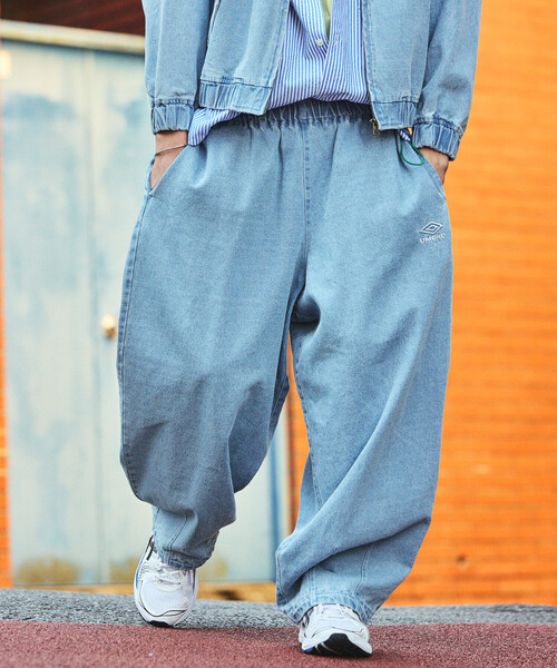 umbro（アンブロ） ワイドパンツ ジーンズ SP WIDE DENIM PANTS/別注