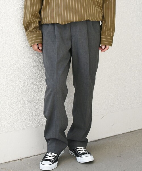 「SHIPS any」 スラックス X-LARGE ブラウン メンズ_画像5