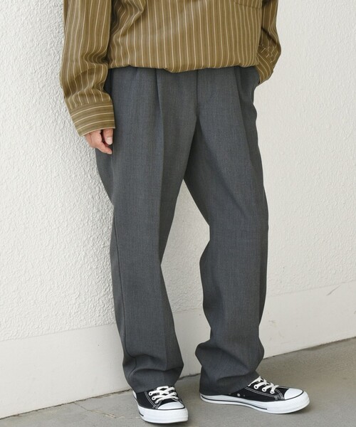 「SHIPS any」 スラックス X-LARGE ブラウン メンズ_画像7