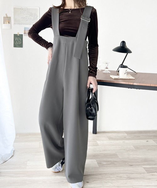 「classicalelf」 パンツ LARGE チャコールグレー レディース_画像4