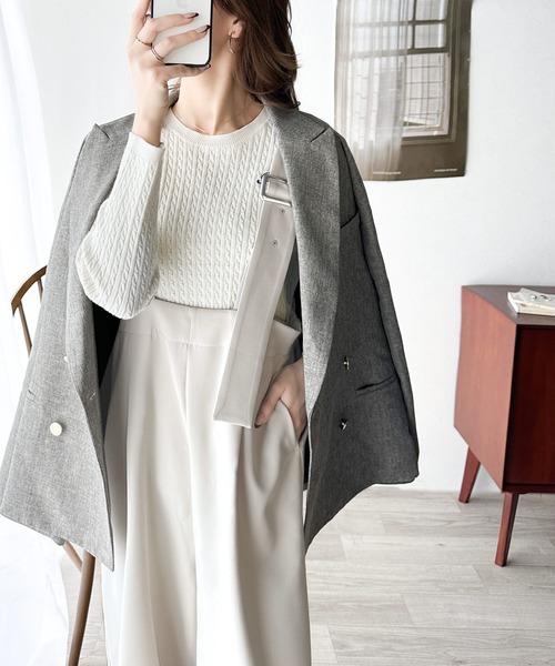 「classicalelf」 パンツ LARGE チャコールグレー レディース_画像9