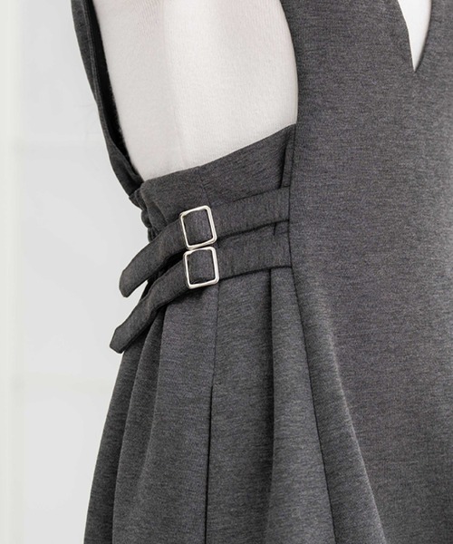 「alotta」 スカート LL チャコール レディース_画像3