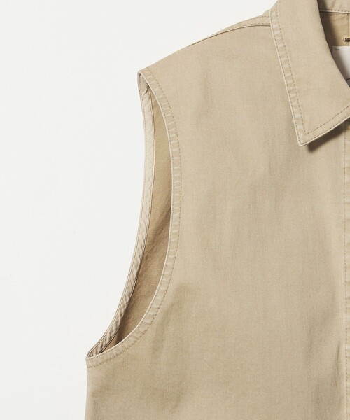 conte ベスト ジレ 「conte」サファリ チノ ベスト レディース