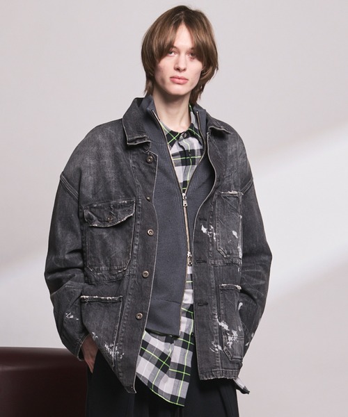MAISON SPECIAL（メゾンスペシャル） デニムジャケット gジャン メンズ