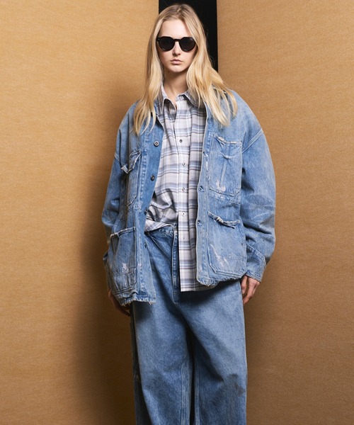 MAISON SPECIAL（メゾンスペシャル） デニムジャケット gジャン メンズ