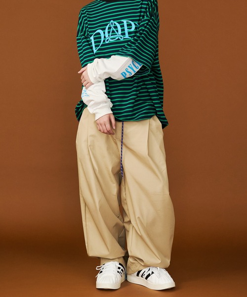 SeeSew チノパン 「UNISEX」CORD BELT CURVE PANTS/コードベルトカーブ