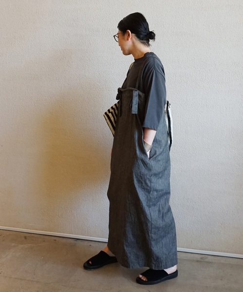 「JOURNAL STANDARD LUXE」 サロペットスカート - ベージュ レディースの画像