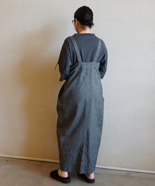 「JOURNAL STANDARD LUXE」 サロペットスカート - ベージュ レディースの画像