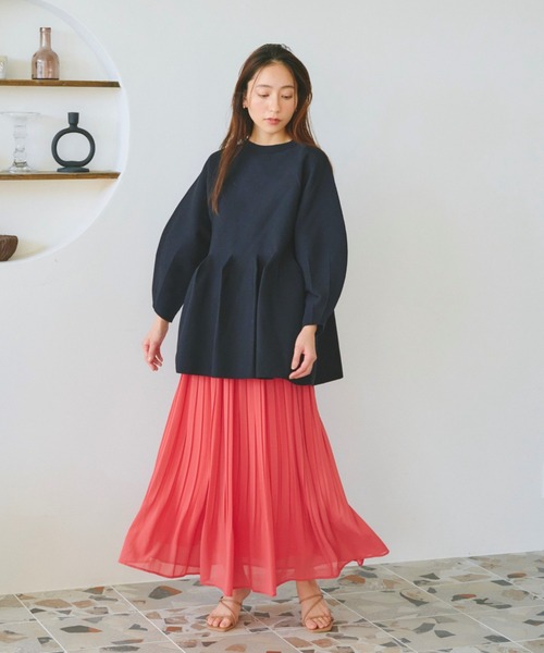 「Droite lautreamont」 長袖ニット M ブラック レディース_画像9