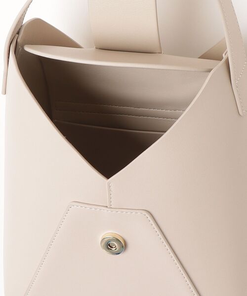 「HASHIBAMI」 ハンドバッグ FREE ベージュ レディース_画像4