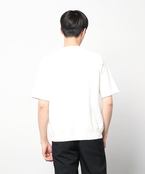 「REMI RELIEF」 スウェットカットソー MEDIUM ホワイト メンズ_画像3