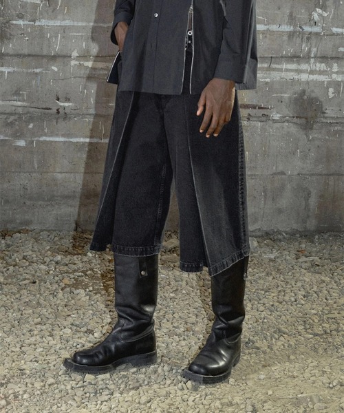23AW ジョンローレンスサリバン Leather lace-up pants レザーパンツ｜JOHN LAWRENCE SULLIVAN（ジョン・ローレンス・サリバン