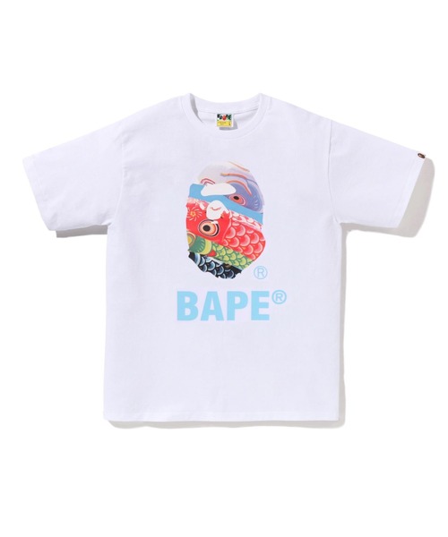 A BATHING APE（アベイシングエイプ） tシャツ CARP STREAMER PHOTO