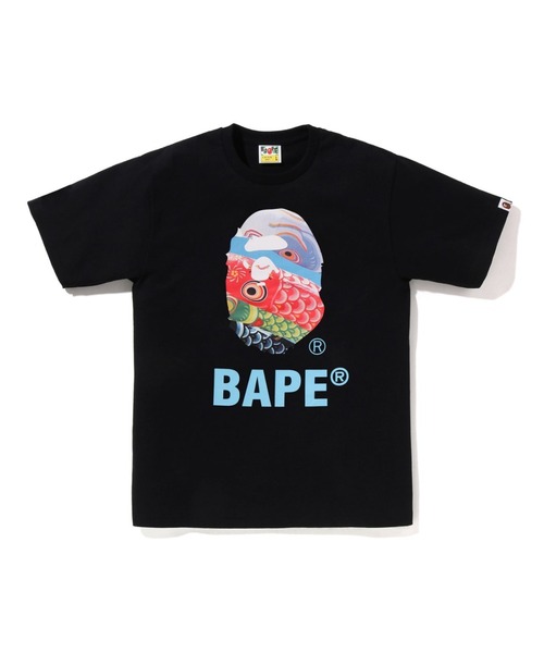 A BATHING APE（アベイシングエイプ） tシャツ CARP STREAMER PHOTO