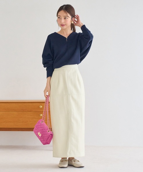 「VIS」 長袖カットソー FREE キナリ レディース_画像9