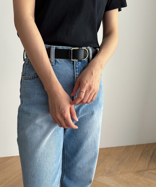 「CANAL JEAN」 ベルト ONE SIZE ブラック レディース_画像5