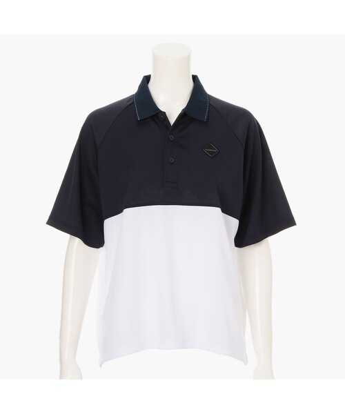 ポロシャツ ポロ 「BRIEFING GOLF／ブリーフィングゴルフ」WS BI-COLOR POLO RF レディース