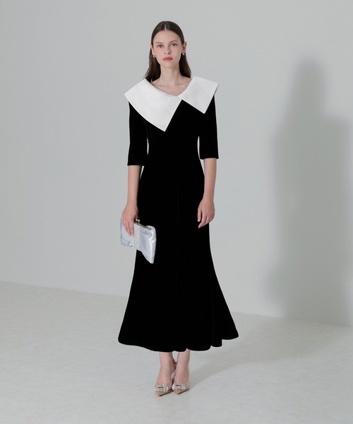 「Leja」 半袖ワンピース SMALL ブラック レディース_画像7