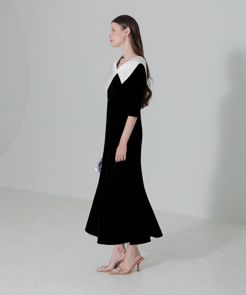 「Leja」 半袖ワンピース SMALL ブラック レディース_画像9