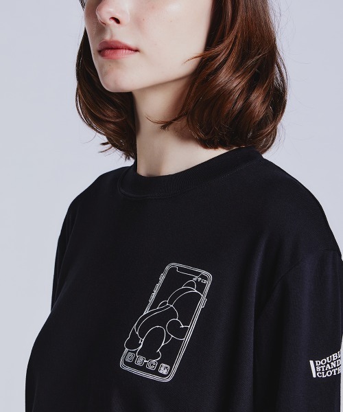 「DOUBLE STANDARD CLOTHING」 長袖カットソー FREE ブラック レディース_画像5