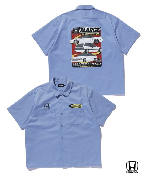 XLARGE（エクストラ ラージ） シャツ XLARGE×Honda SHOWOFF S/S WORK