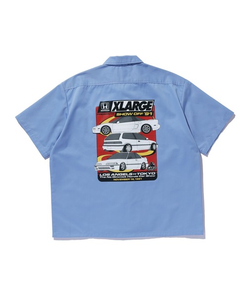 XLARGE（エクストラ ラージ） シャツ 半袖 XLARGE×Honda SHOWOFF S/S