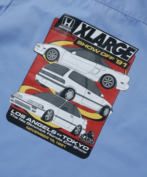 XLARGE（エクストラ ラージ） シャツ 半袖 XLARGE×Honda SHOWOFF S/S