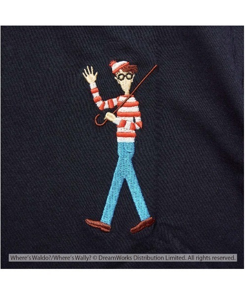 tシャツ 半袖 ノーブランド ウォーリーをさがせ! フロントグラフィック