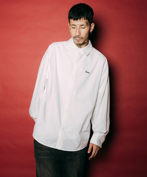 「Subciety」 長袖シャツ X-LARGE ホワイト メンズ_画像6