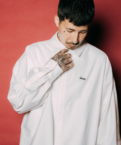 「Subciety」 長袖シャツ X-LARGE ホワイト メンズ_画像7