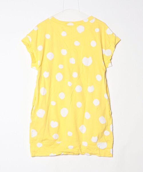 「TSUMORI CHISATO」 ドット柄Tシャツワンピース 2 イエロー レディース_画像2
