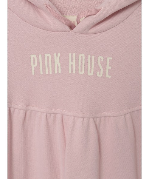 PINK HOUSE（ピンクハウス） 長袖ワンピース フリー レッド レディース